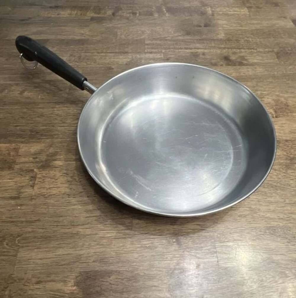 Revere Ware Skillet Fry Pan 10 In. 93b Stainless Steel Copper Bottom